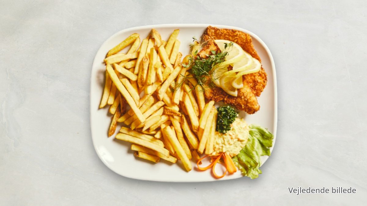 Børne Fiskefilet fra Alanya Pizza & Steak House