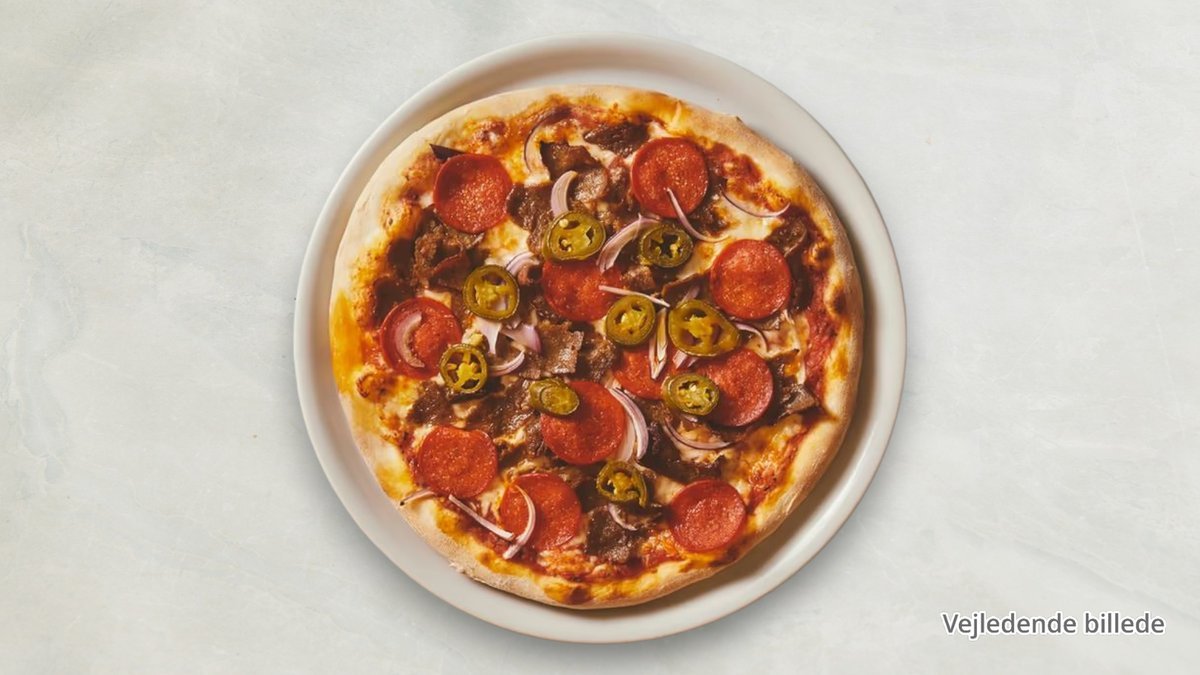 Sucuk Pizza fra Alanya Pizza & Steak House