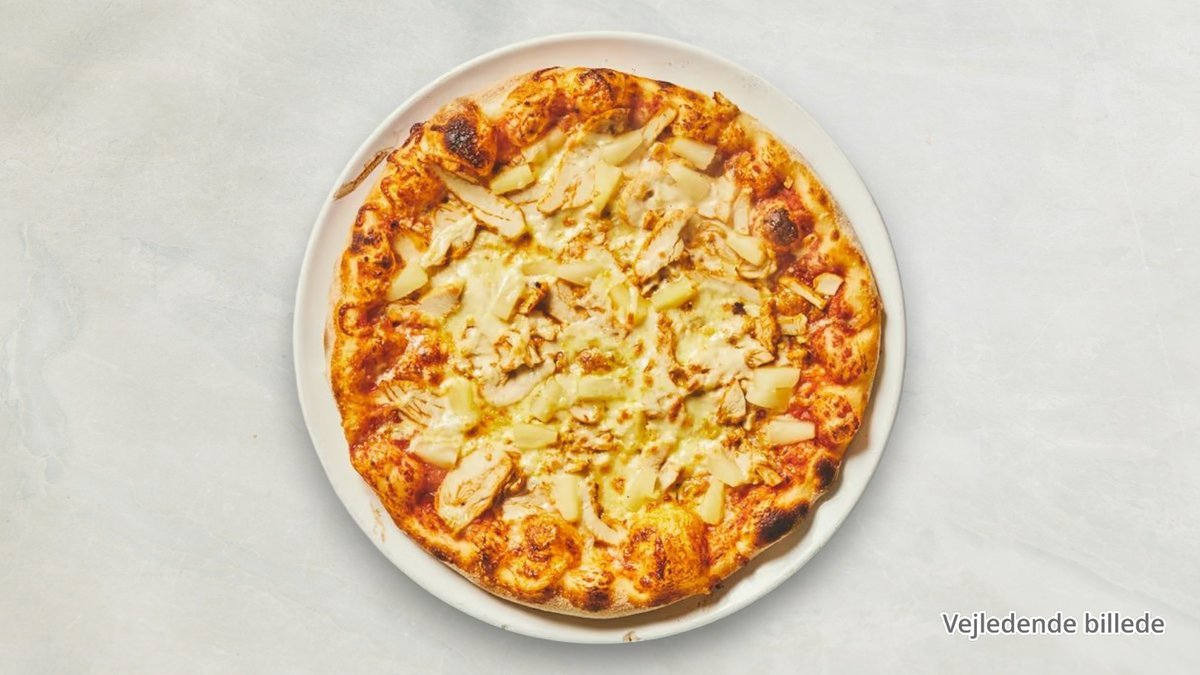 Kyllinge pizza fra Alanya Pizza & Steak House